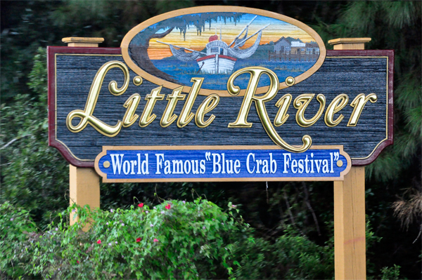 Little River sign