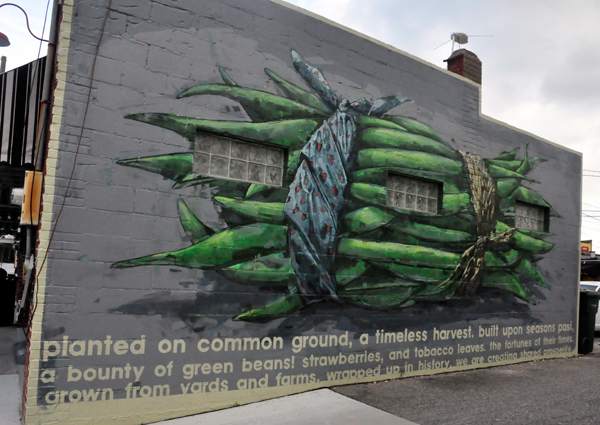 Andrew and Sarah Wilson's Wrapped Up, 2019 mural