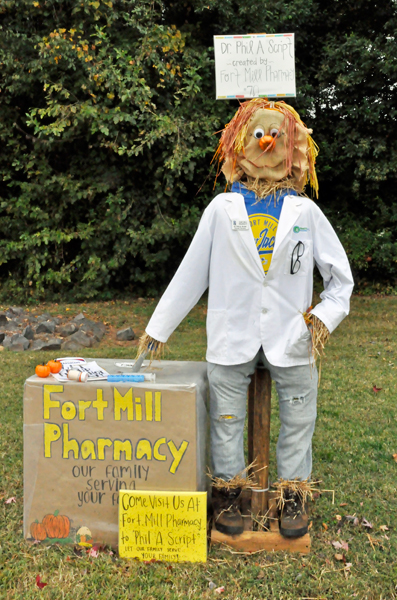 Fort Mill Pharmacy scarecrow