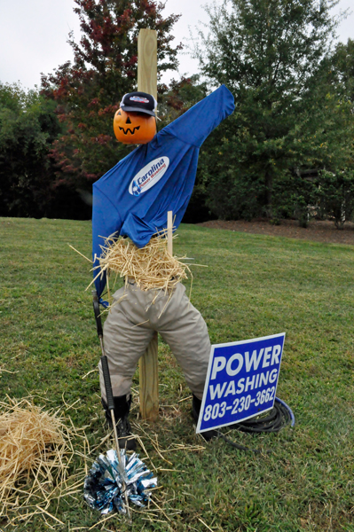 Power Washer Scarecrow