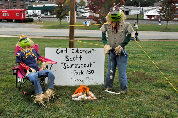 Cub Scout Scarecrows