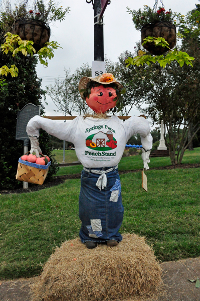 Peach Stand Scarecrow