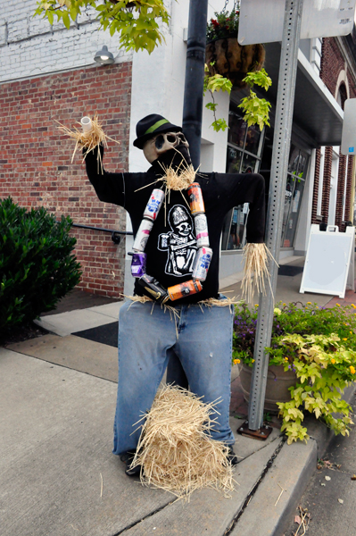 Beer Can Scarecrow