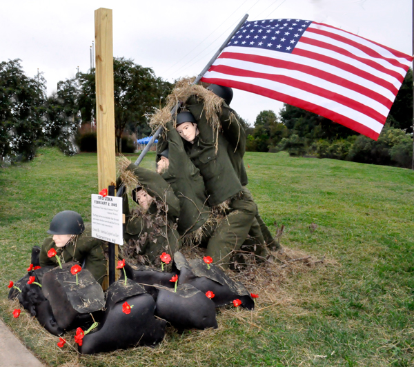 The Iwo Jima Scarecrow Monument