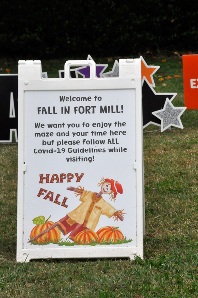 Fort Mill Happy Fall sign
