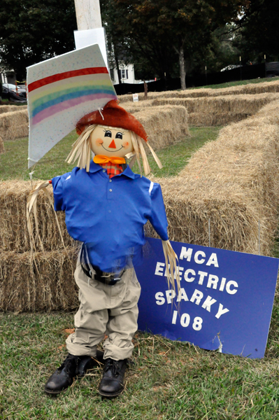 electrcian scarecrow