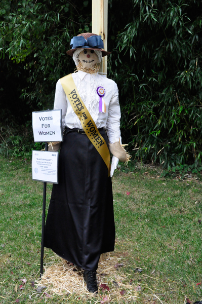 Votes For Women Scarecrow