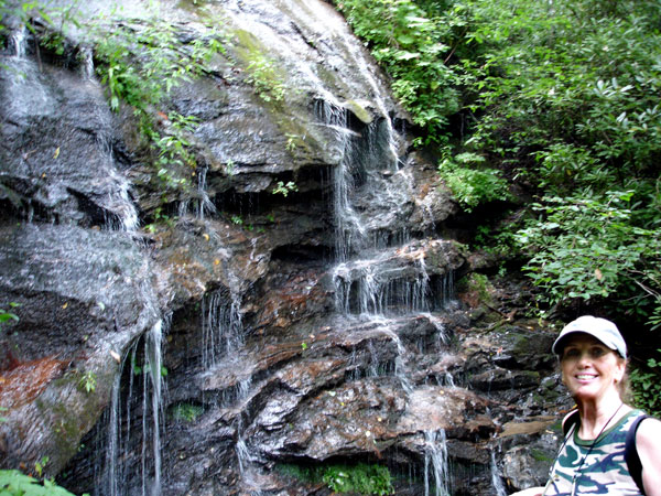 Ada-Hi Falls Trail  and Karen Duquette