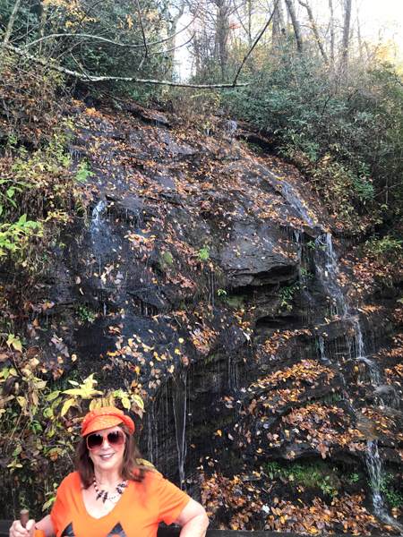 Karen Duquette at Ada-Hi Falls