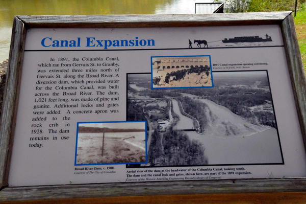 Canal Expansion sign