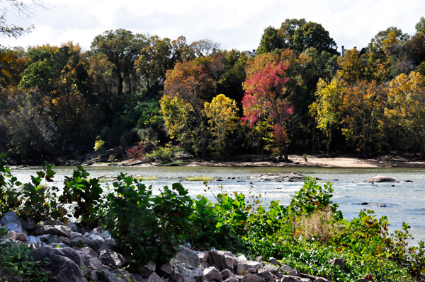 Broad River and fall colors