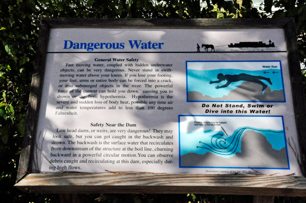 dangerous water sign