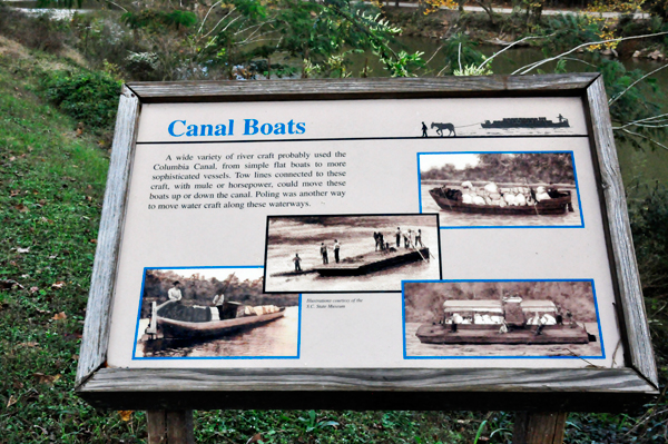 sign about Canal Boats