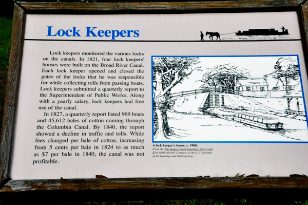 sign about Lock Keepers