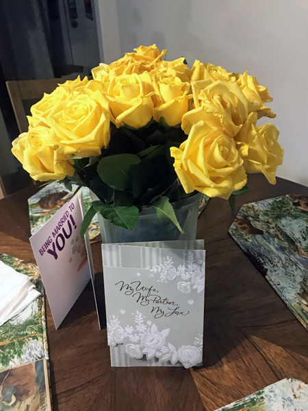 yellow roses from Lee