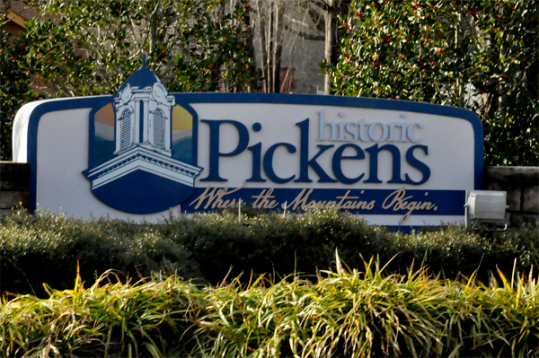 Historic Pickens sign