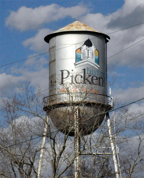 Pickens water tower