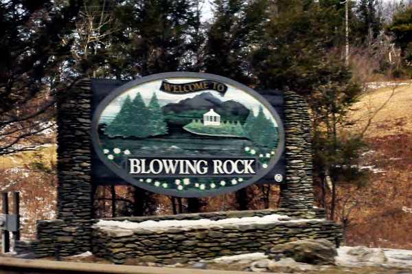 Blowing Rock City Sign