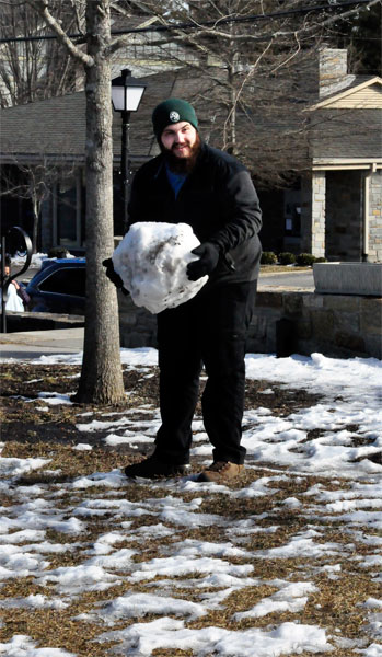 Alex Jones with a big snowballl