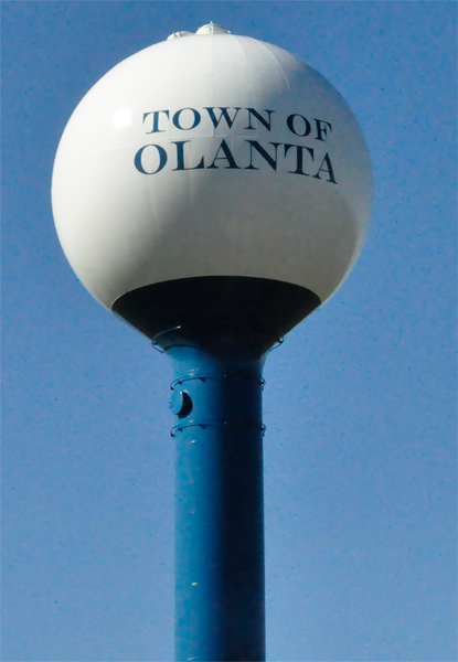 Town of Olanta water tower