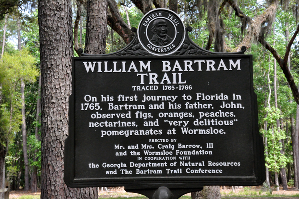 William Bartram Trail sign