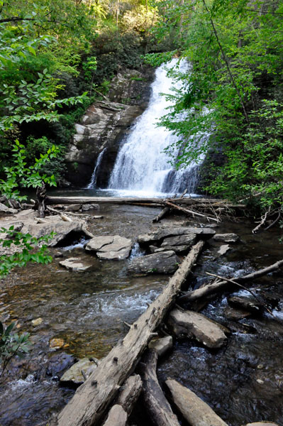 another view of the lower Helton Creek Falls