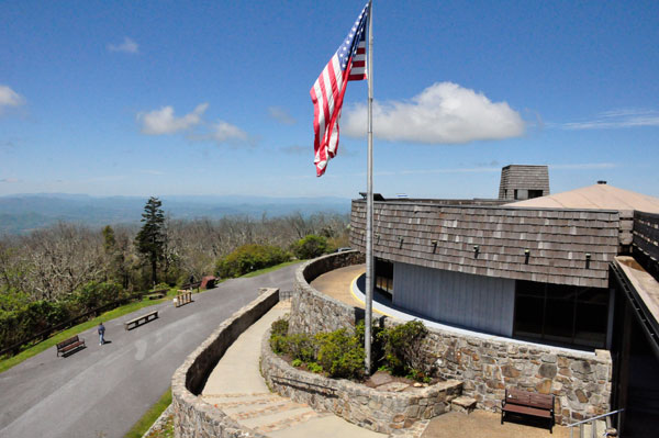 The American Flag at Brasstown Bald
