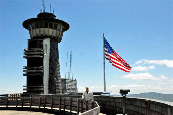 Lee Duquette at Brasstown Bald Tower