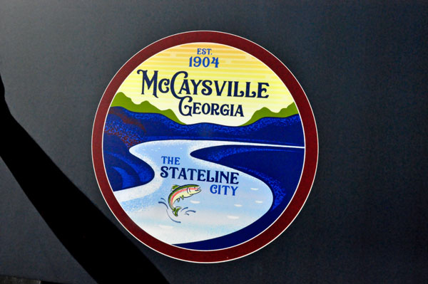 McCaysville Georgia sign