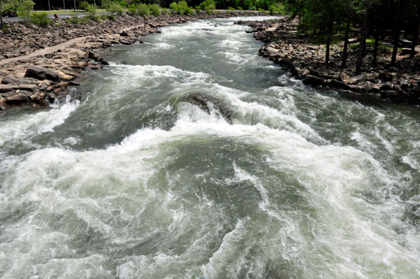 whitewater in the Ocoee River