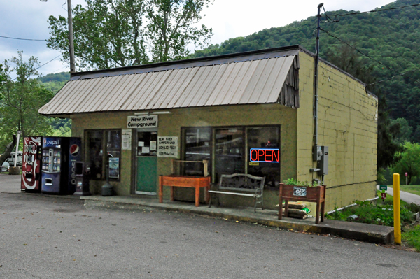 New River Campground  office and store