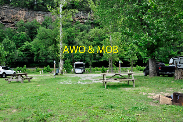 AWO and MOB - RV and toad of the two RV Gypsies