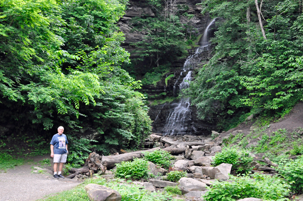 Lee Duquette at Cathedral Falls