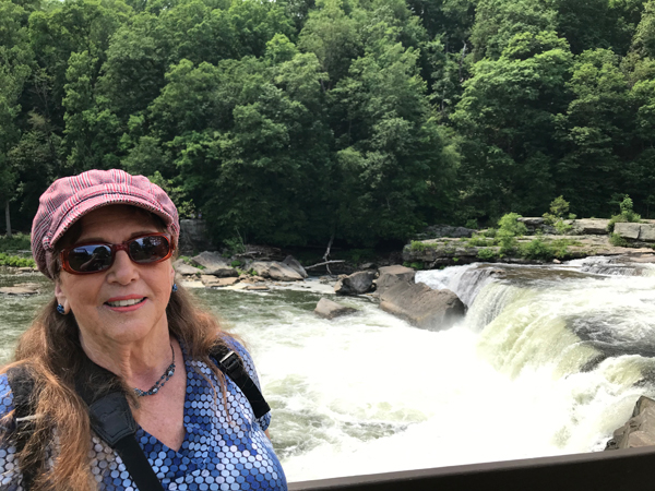 Karen Duquette at Ohiopyle Falls