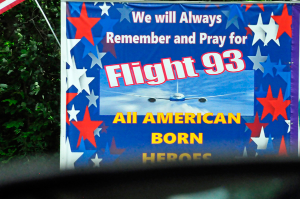 Remember Flight 93 sign