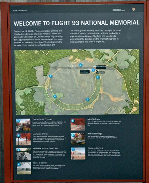sign-Welcome to Flight 93 National Memorial