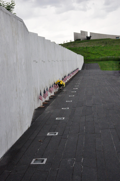 The wall for heroes on flight 93