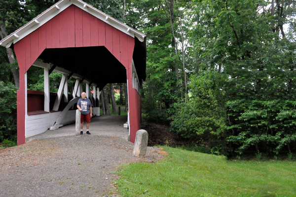 Lee Duquette at Walters Mill Covered Bridge