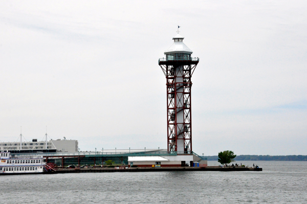 View of the Bicentenial Tower from Port Erie