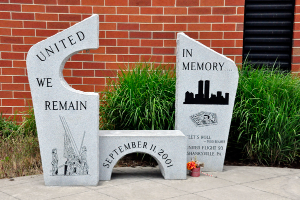 9-11 Memorial memory sign