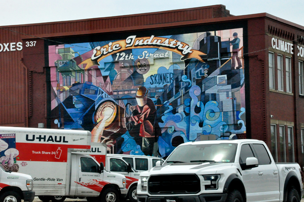 Erie Industry mural