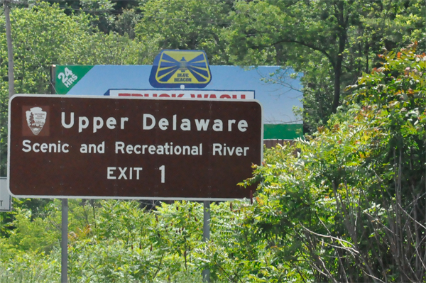 Upper Dalaware River sign