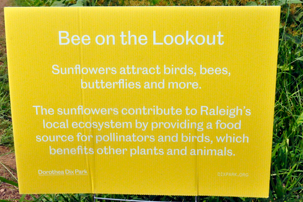Bee warning sign