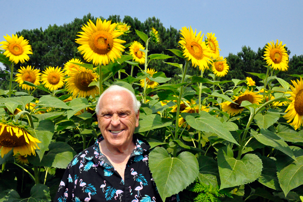 Lee Duquette in the Sunflower Field