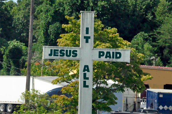 Jesus paid it all cross