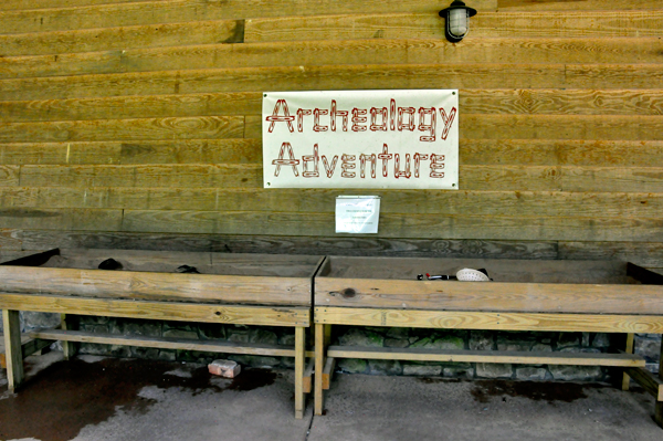 archeology adventure work bench