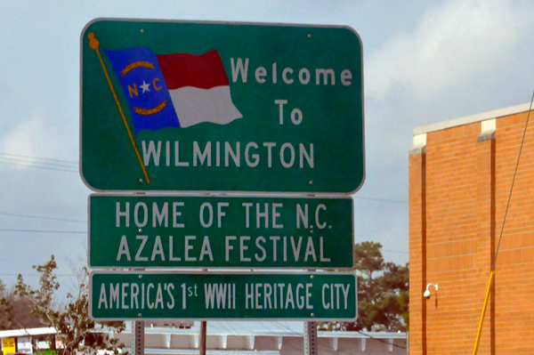 Welcome to Wilmington sign