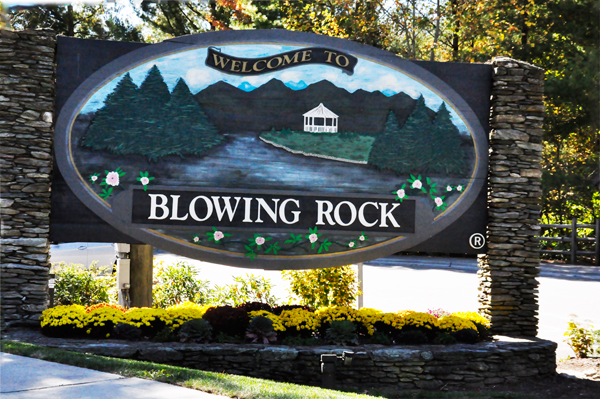 Blowing Rock sign