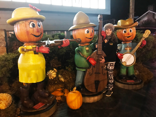 Karen Duquette and the pumpkin band