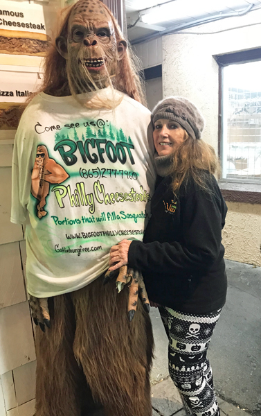 Karen Duquette and Bigfoot